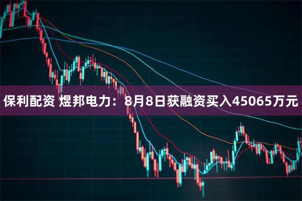 保利配资 煜邦电力：8月8日获融资买入45065万元